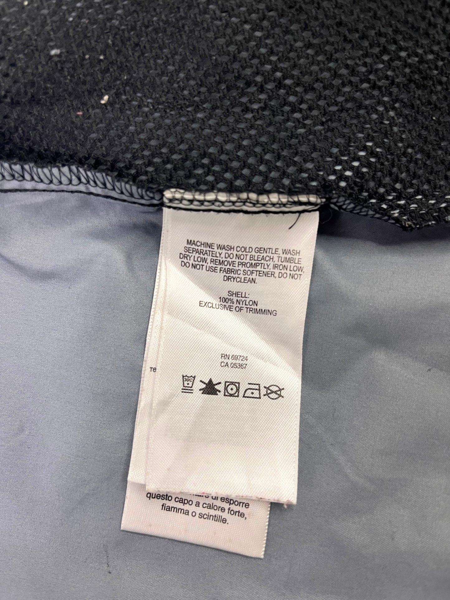 Etiqueta cuidados Columbia