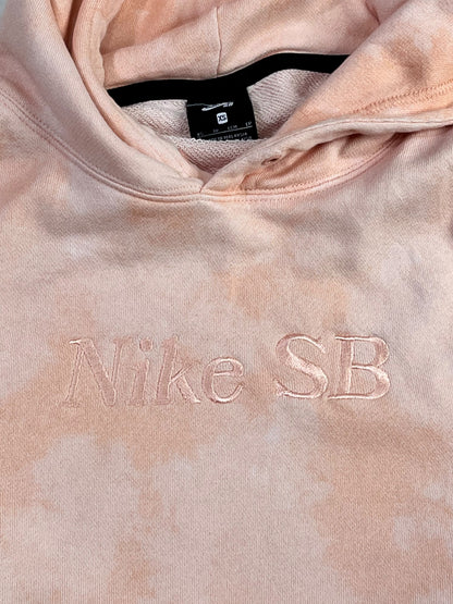 POLERÓN NIKE SB MUJER TALLA XS TIE DYE ROSADO