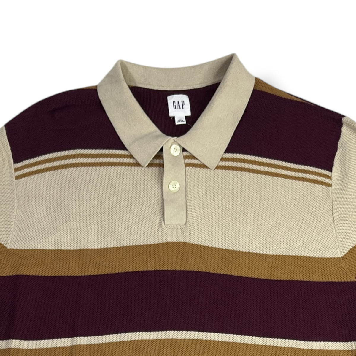 POLERA POLO GAP HOMBRE TALLA L A RAYAS